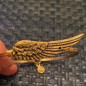 Luca and Danni Brass Tone Angel Wing Bracelet
